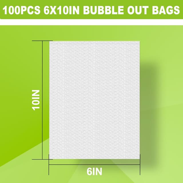 Detalle de Bubble wrap pouches 15 x 25 cm, 100 pack