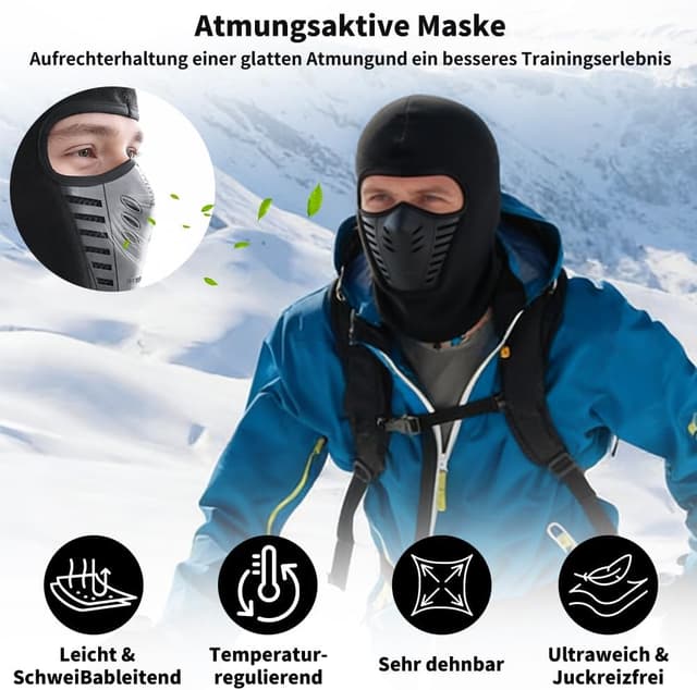 Detalle de Fosoloni Winter Motorradhandschuhe mit Protektoren und Touchscreen-Funktion