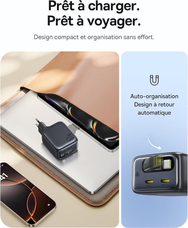 Detalle de Baseus Enercore Chargeur USB C 67 W