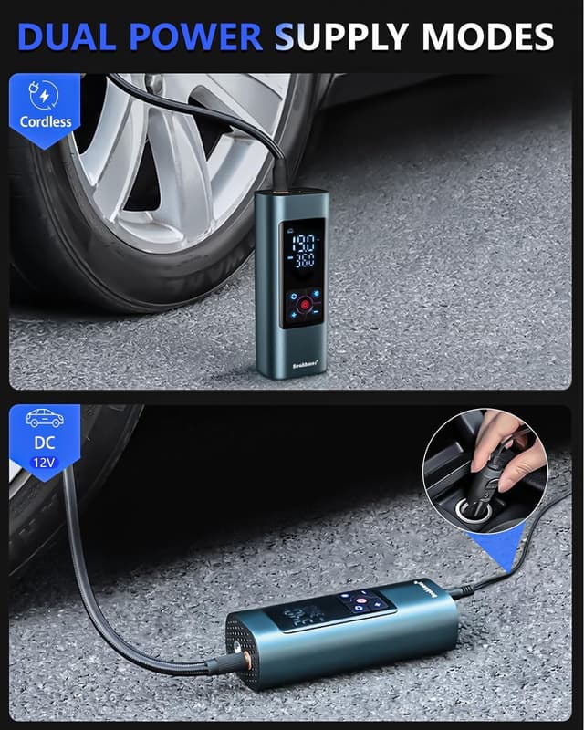 Thumbnail 4 de Neakhmer Mini Kompressor 150 PSI Luftpumpe