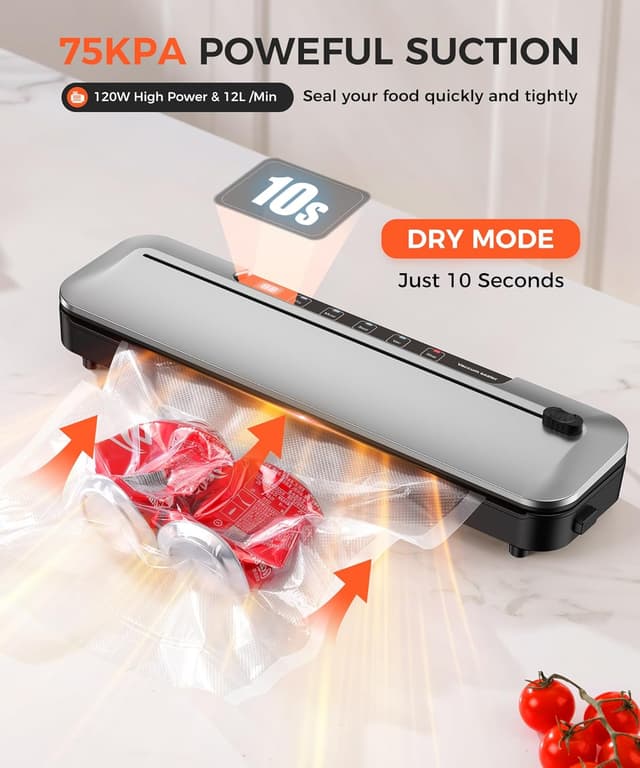 Thumbnail 2 de Vacuum Sealer Machine 75KPa 6-in-1