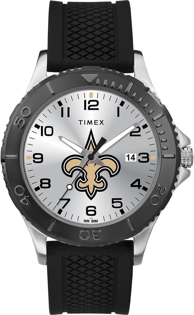 Thumbnail 6 de Timex NFL Gamer Watch with 42mm brass case and blue 20mm silicone strap