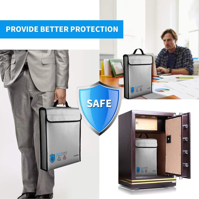 Thumbnail 6 de TuoBak's Feuerfeste Dokumententasche 40x32x7,8 cm