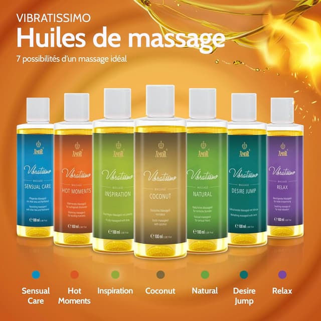 Thumbnail 5 de Vibratissimo Hot Moments huile de massage chauffante 100 ml