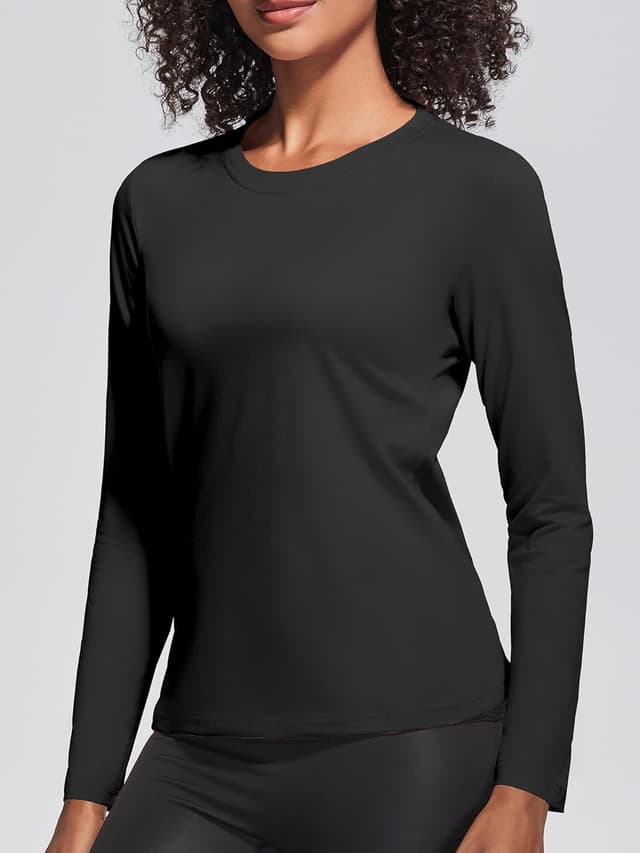 Detalle 2 de Holure Damen Langarmshirt, 3er Pack