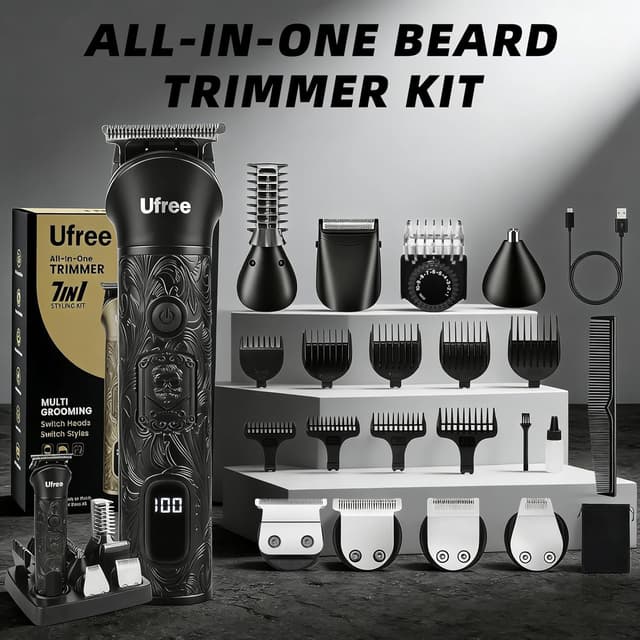 Thumbnail 6 de Ufree 7‑in‑1 Beard Trimmer 6500 RPM