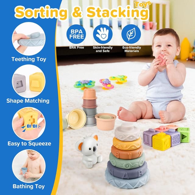 Thumbnail 3 de 6-in-1 Montessori Baby Toy for 6–12 Months