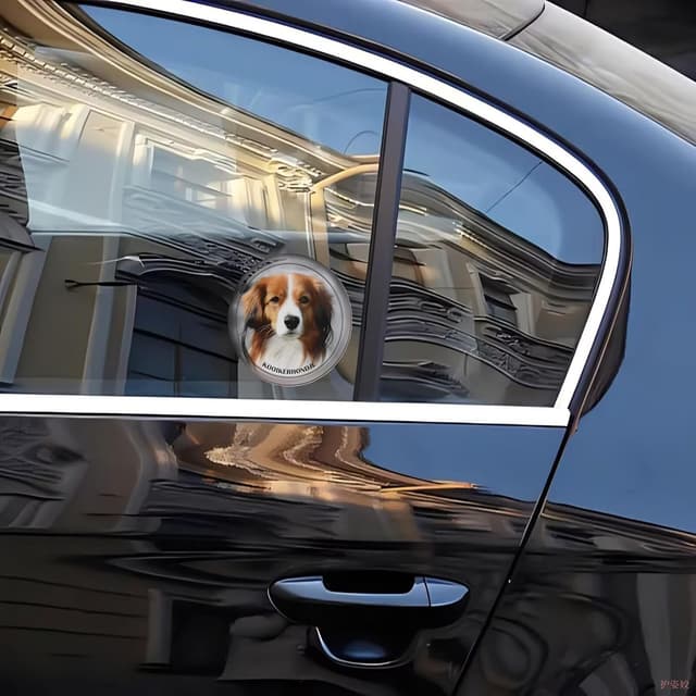 Thumbnail 2 de Autoaufkleber Kooikerhondje 18 cm Reflexion