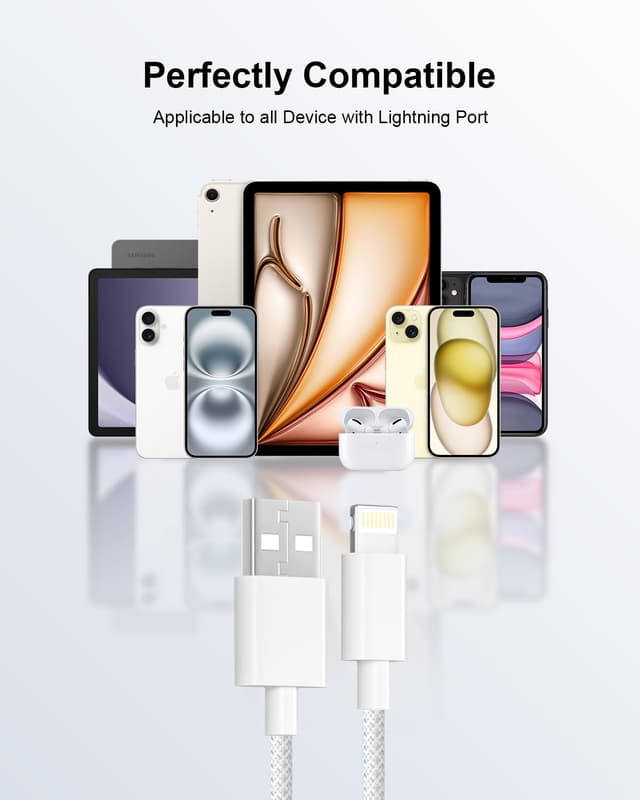 Thumbnail 6 de Anssan Câble iPhone 1m 2Pack