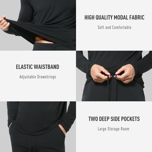 Detalle de Mens pyjamas set with breathable comfort