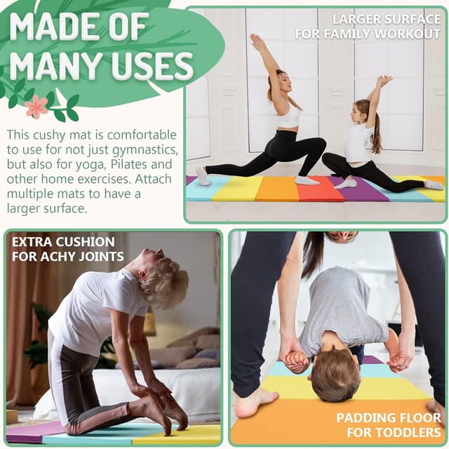 Thumbnail 5 de PhysKcal 5-Panel Folding Tumbling Mat 195cm