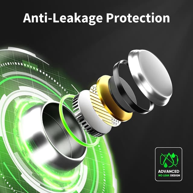 Detalle 2 de NICEBATT LR44 Batteries 60 Pack (AG13, L1154F 357 303 SR44 A76) Premium Alkaline 1.5V Coin Cell