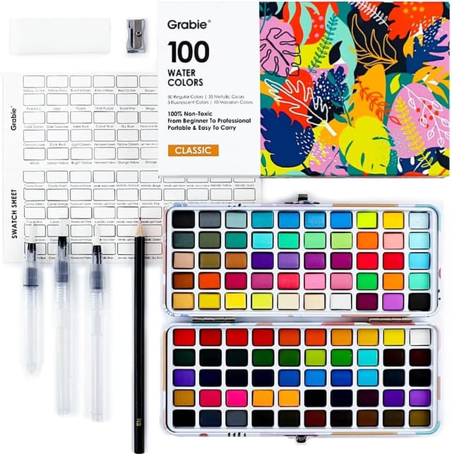 Thumbnail 6 de Grabie Watercolor Paint Set 50 colours
