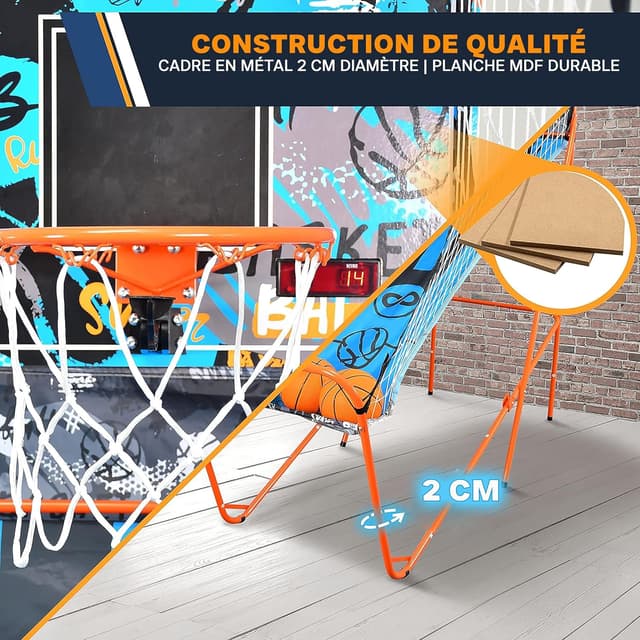 Thumbnail 5 de SereneLife Jeu de Basketball 203 cm