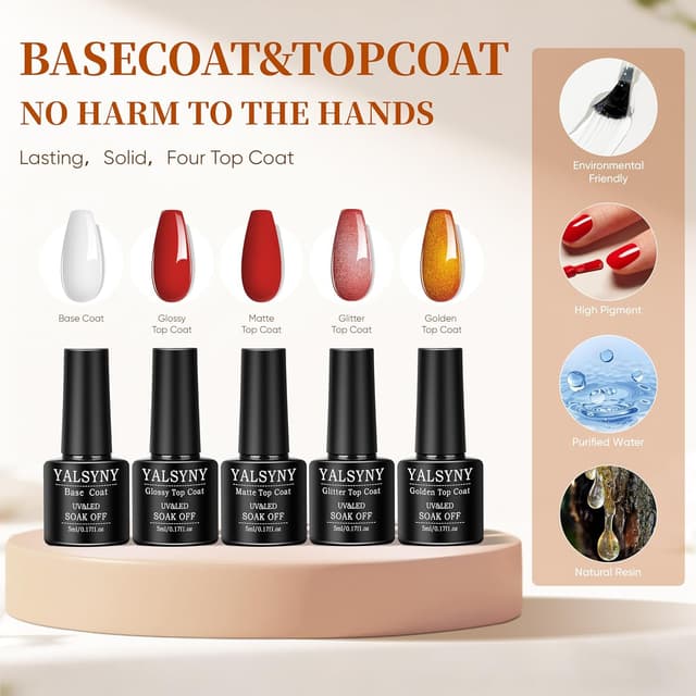 Detalle de YALSYNY NAIL POLISH KIT 36 Colors ๐