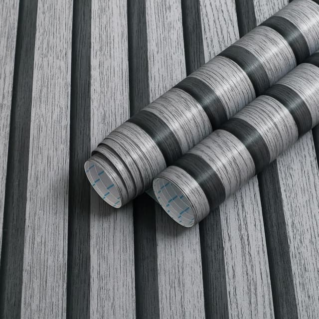 Detalle de Timeet Holzoptik Tapete 44 cm x 600 cm