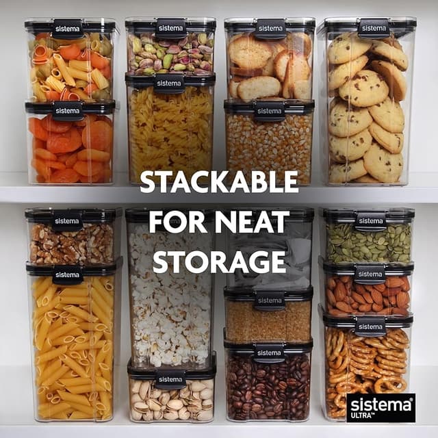Thumbnail 5 de Sistema Ultra de Tritan: Recipientes herméticos apilables 🥫