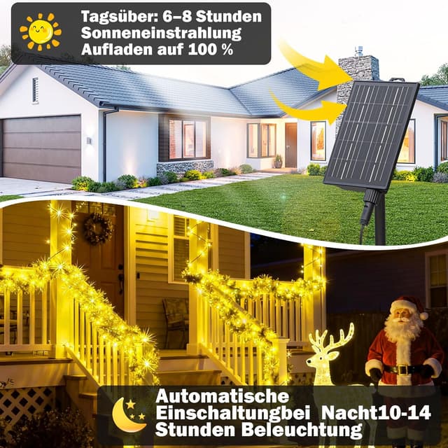 Thumbnail 1 de SOLARBABY Luci Natale 42 m 🎄