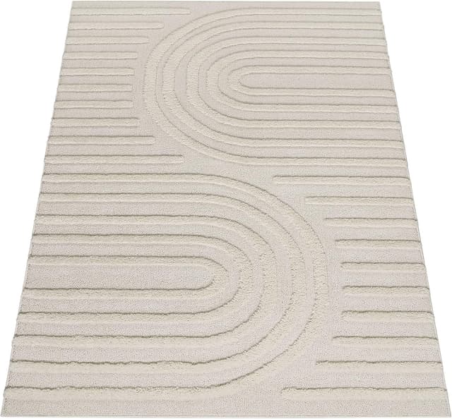 Thumbnail 4 de Tapis shaggy crème 200x280 cm ⚙