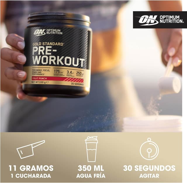 Thumbnail 3 de Optimum Nutrition Gold Standard Pre-Workout 🍏 Manzana Verde, 30 porciones