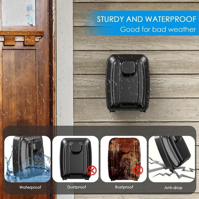 Detalle 2 de OFFOF Key Safe Wall Mounted 12‑digit