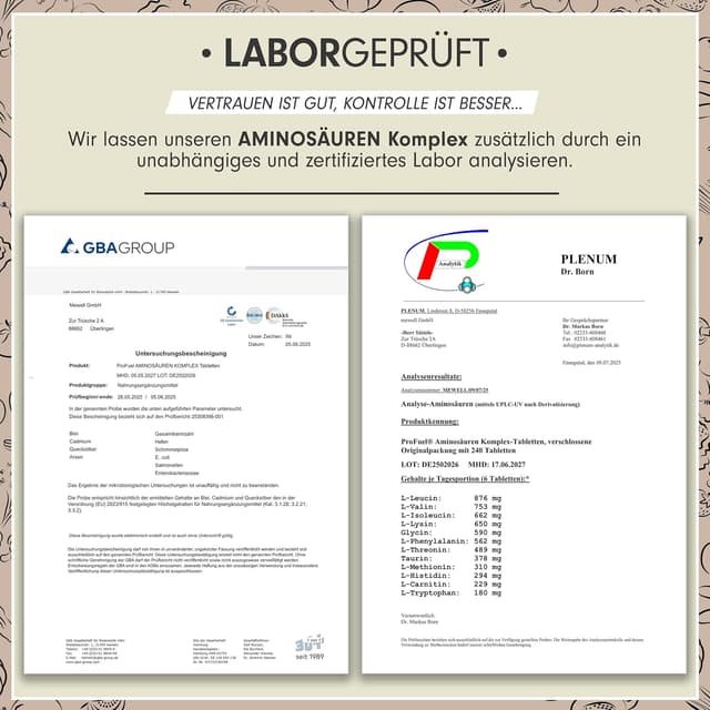 Detalle 1 de Aminosäuren Komplex 6.000 mg 💊