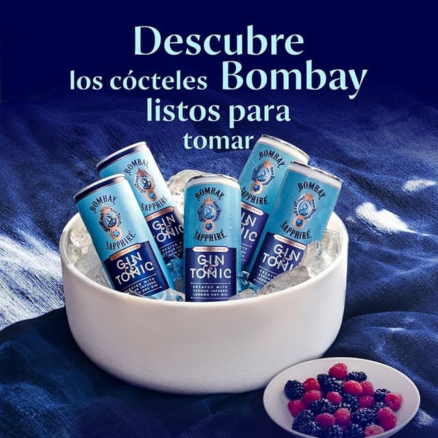 Thumbnail 4 de Bombay Sapphire Gin & Tonic en Lata, Listo Para Disfrutar 🍸