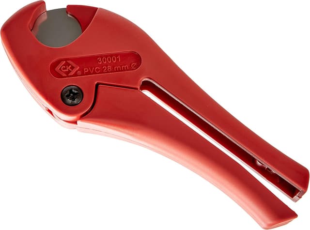 Detalle de C.K 430001 PVC Pipe Cutter (195 mm) — one-handed straight cuts for PVC conduit