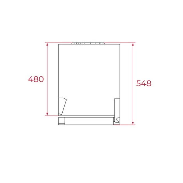 Detalle de Teka RTF 2510 WH Frigorífico 204 L blanco