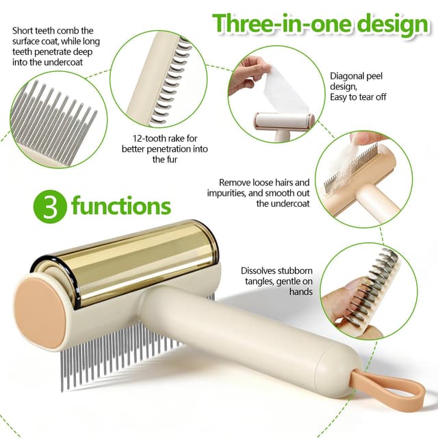 Detalle 2 de Tierpflegewerkzeug Fellwunder 160 Stück