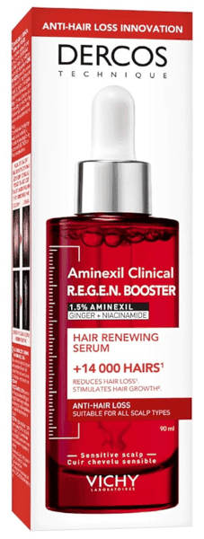 Detalle de Vichy Dercos Aminexil Booster Anticaída 90 ml