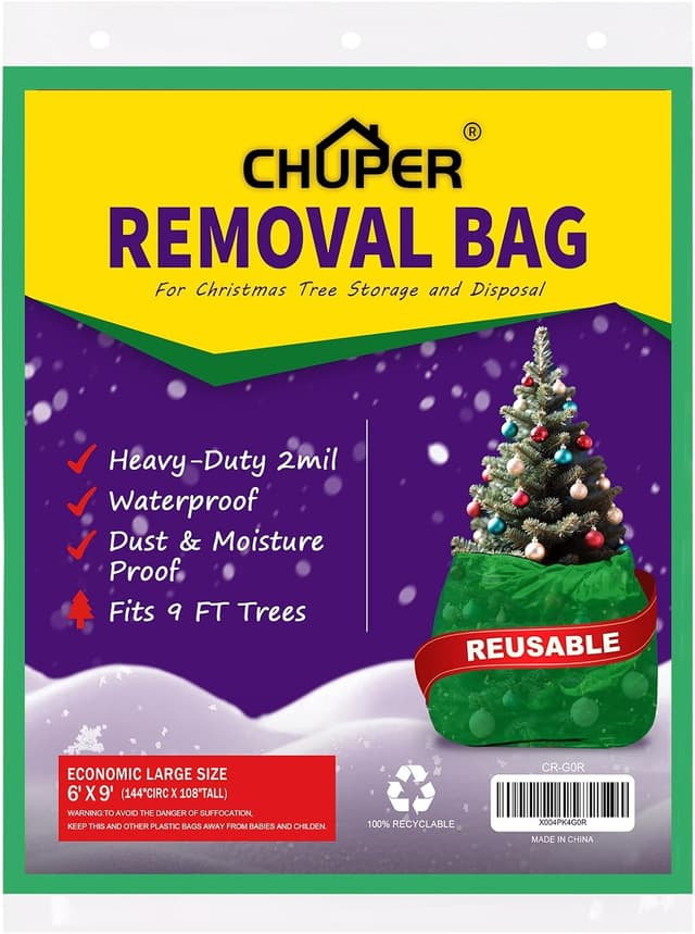 Imagen de CHUPER Green Upright Christmas Tree Storage Bag 9ft 🎄 en OfertitasTOP