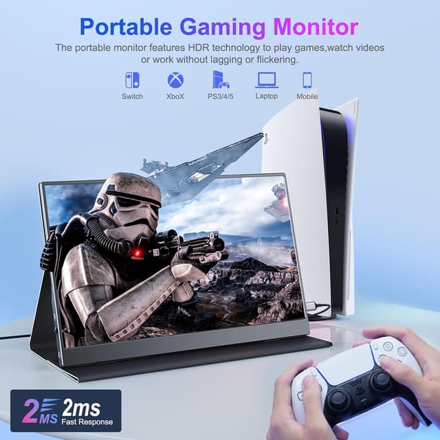 Thumbnail 5 de MOMODS 15.6 Pollici Monitor Portatile FHD