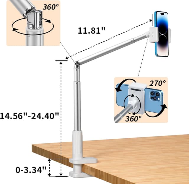 Thumbnail 2 de yAyusi Soporte Teléfono para Grabación con Luz