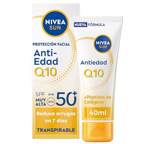 Detalle de NIVEA SUN Q10 Protección Facial SPF50+