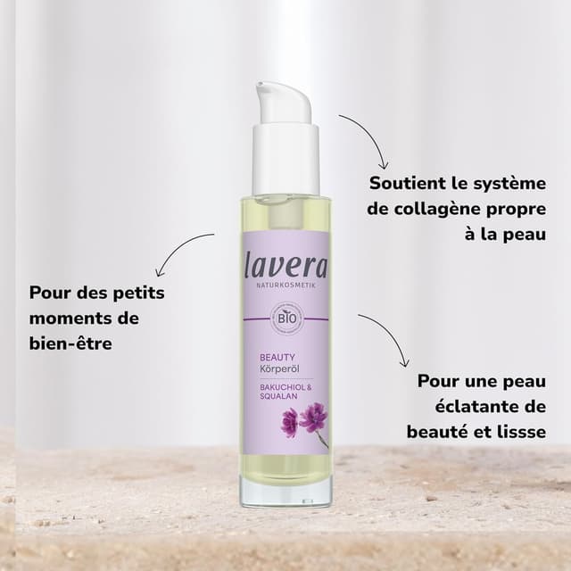 Thumbnail 2 de lavera Beauty huile corps grain de peau 100 ml