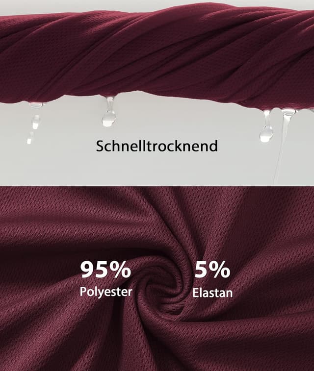 Detalle de SwissWell 2 pezzi polo uomo manica corta traspirante per golf e tennis