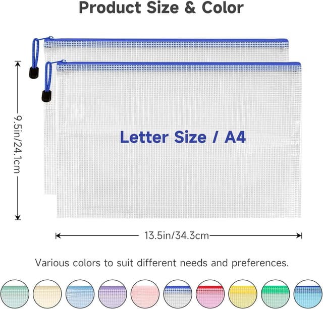 Detalle 2 de Mutsitaz 20 Pack A4 Plastic Wallets