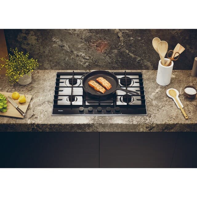 Thumbnail 5 de Haier HAHG7W5TX placa gas 75 cm 5 quemadores