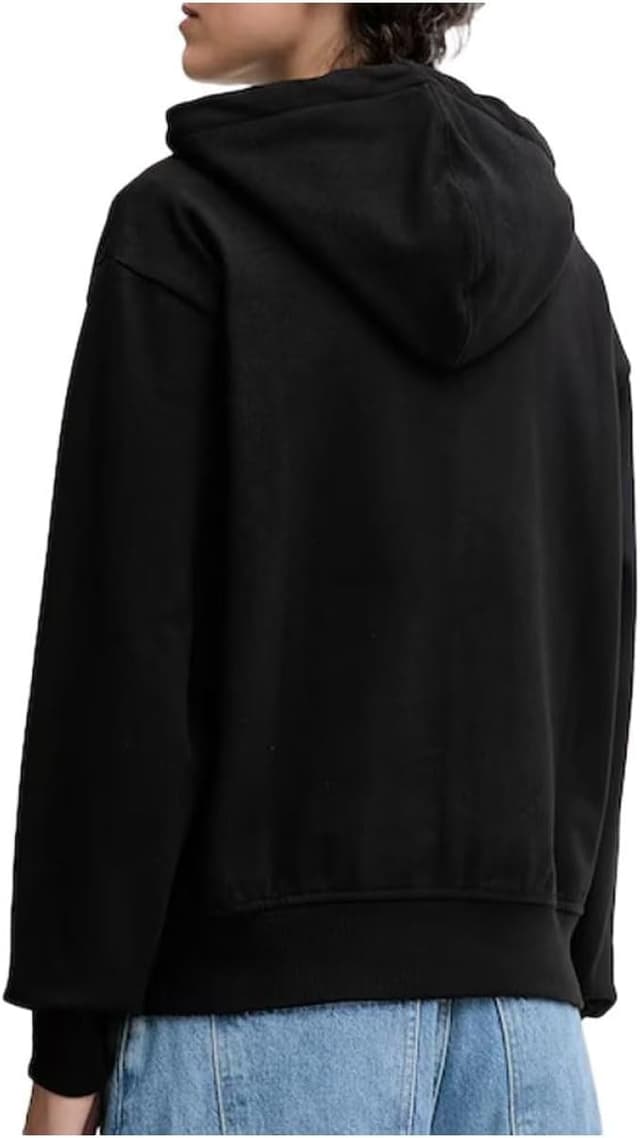 Detalle de Calvin Klein Donna Felpa con zip e cappuccio Archive Logo French Terry