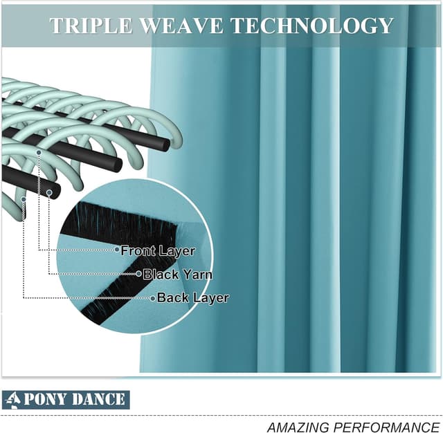 Detalle 1 de PONY DANCE Ponydance 2-teilig verdunkelnder Vorhang
