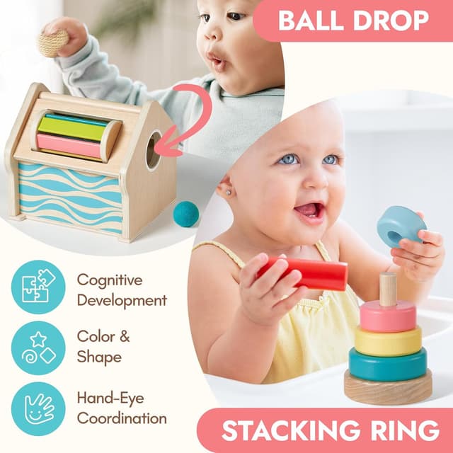 Detalle de Giant bean Montessori 5-in-1 ab 6 Monaten