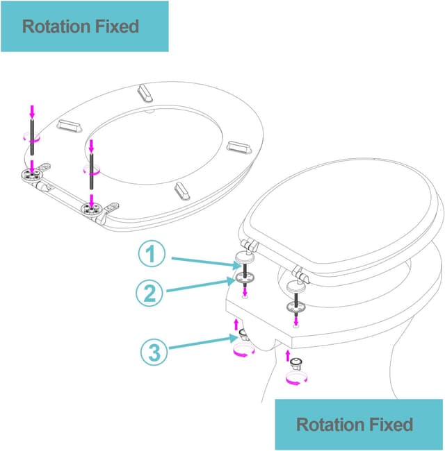 Thumbnail 5 de Angel Shield Antibacterial Wooden Toilet Seat 45x37cm