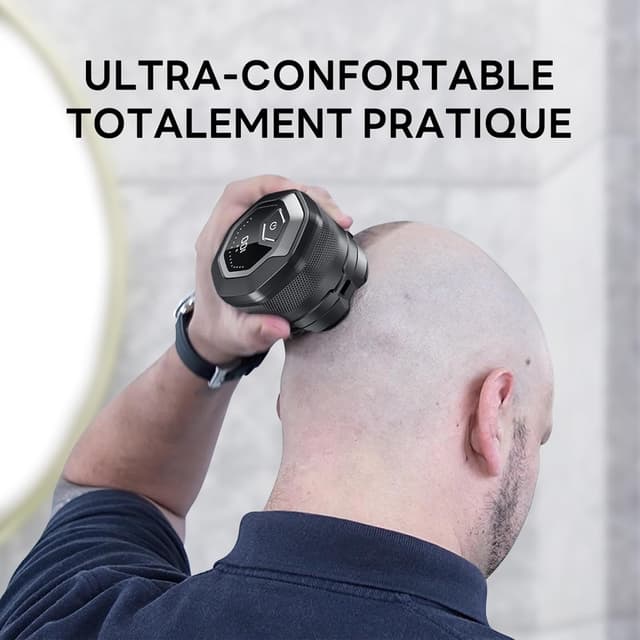 Thumbnail 6 de DOAO Rasoir Tête Chauve Homme 2024 étanche sans fil à 6 têtes flexibles (USB‑C)