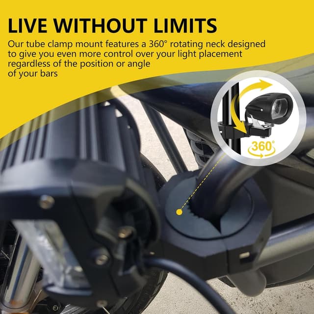 Thumbnail 1 de Chelhead Drehbare Halterung für 2,5–5 cm Rohre