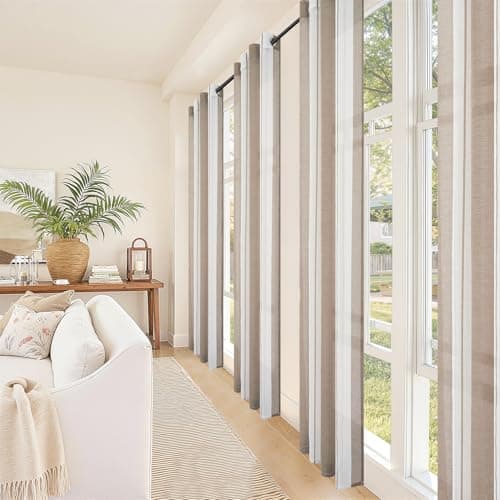 Thumbnail 2 de Topfinel Voile Marrón con Ösen - Cortina Infantil y Sala 🏡