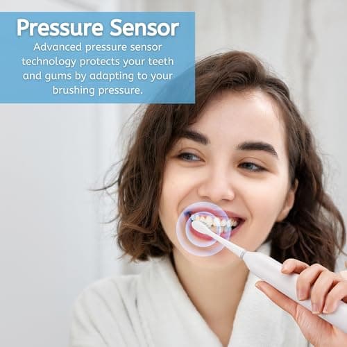 Detalle 2 de BarberBoss Cepillo Eléctrico sónico 5 modos 6 cabezales 🪥