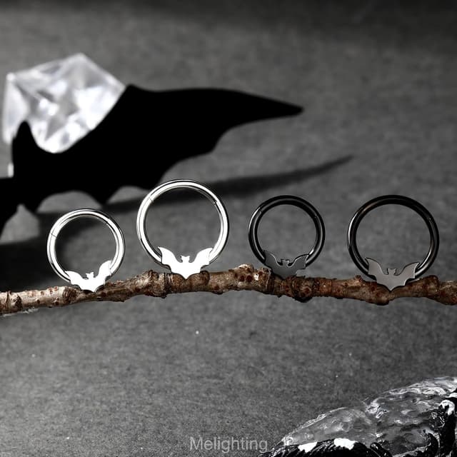 Thumbnail 1 de Melighting Orecchini cartilagine pipistrello 16G