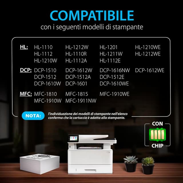 Detalle 2 de Smart Ink TN1050 Cartuccia toner compatibile 2 pezzi 🖨
