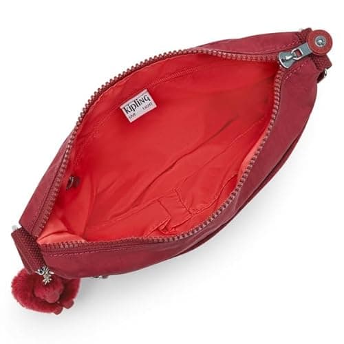 Detalle 2 de Kipling ARTO Bandolera Mediana, Rojo Funky Red